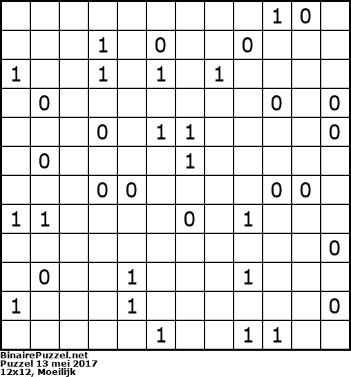Binaire Puzzel