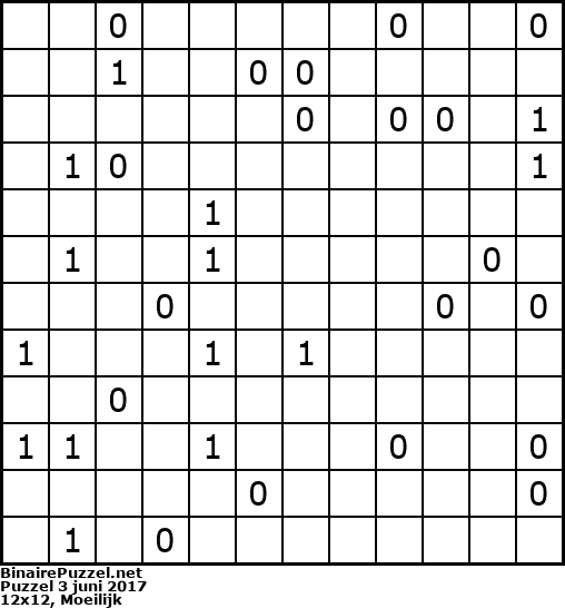 Binaire Puzzel