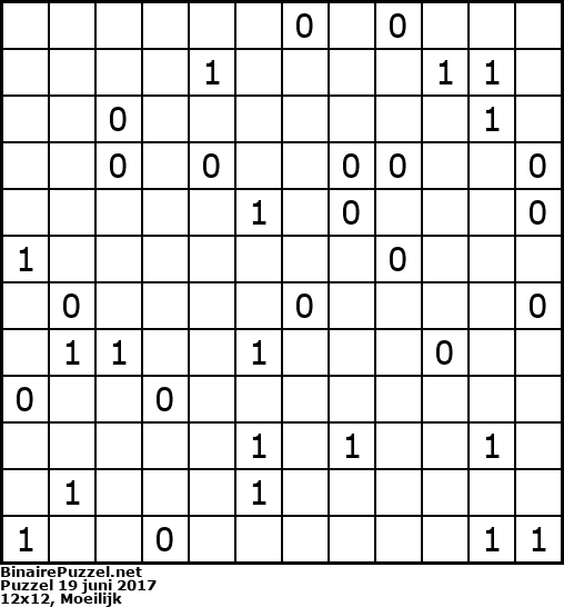 Binaire Puzzel