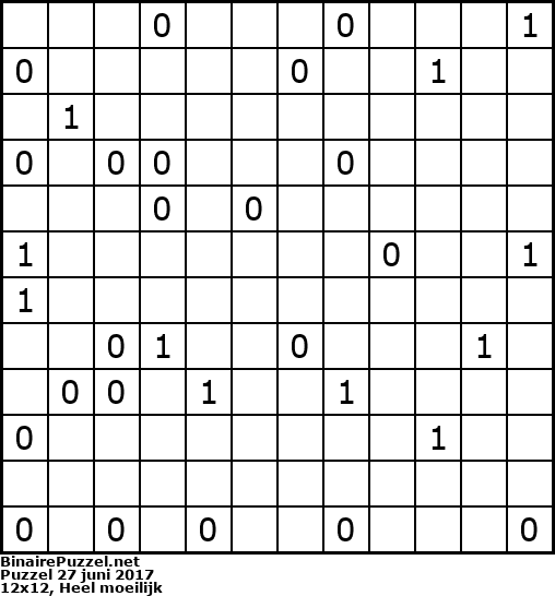 Binaire Puzzel