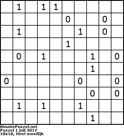 Binaire Puzzel