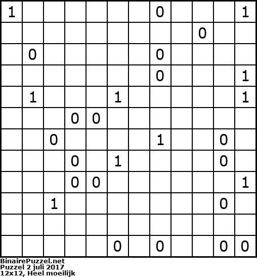 Binaire Puzzel