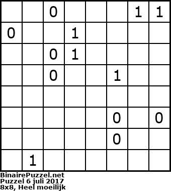 Binaire Puzzel