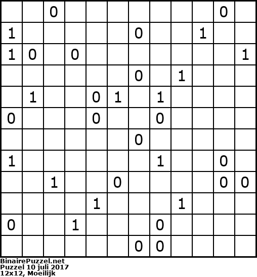 Binaire Puzzel