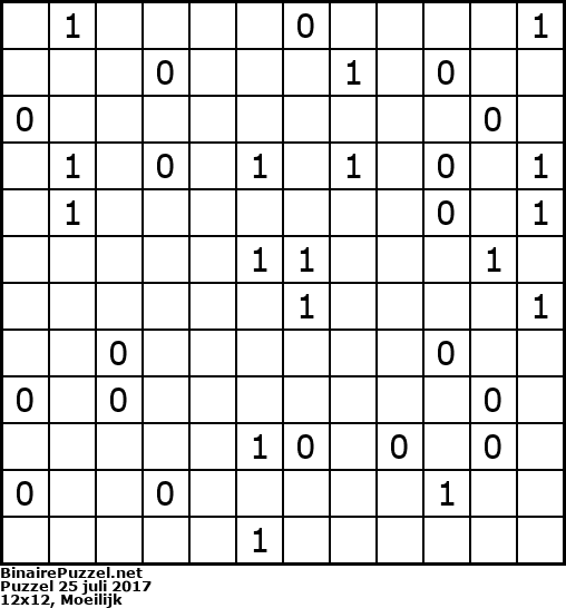 Binaire Puzzel