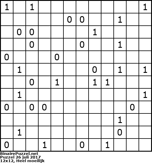Binaire Puzzel