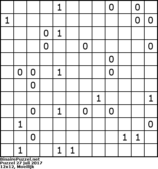 Binaire Puzzel