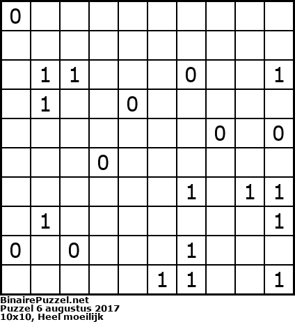 Binaire Puzzel