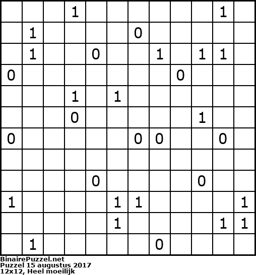 Binaire Puzzel