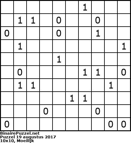 Binaire Puzzel
