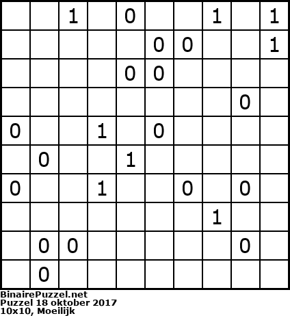 Binaire Puzzel