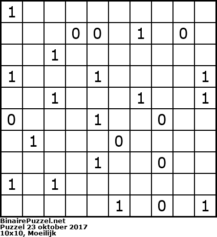 Binaire Puzzel