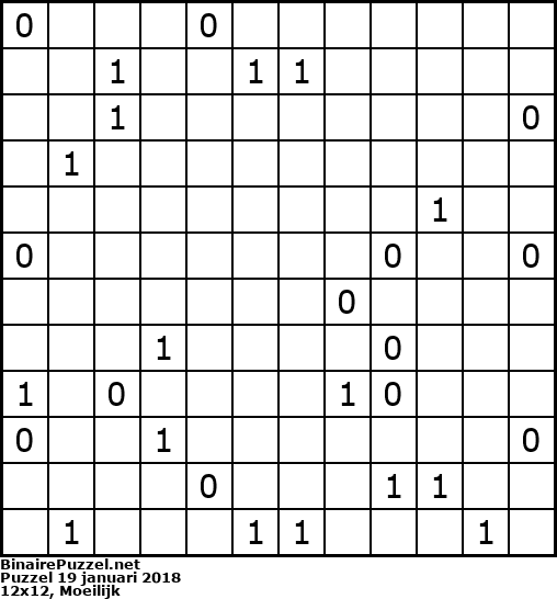 Binaire Puzzel