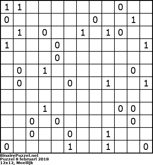 Binaire Puzzel