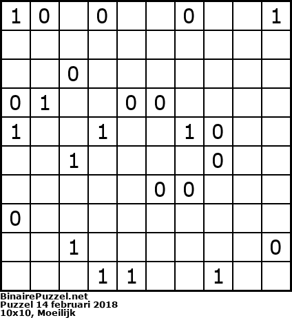 Binaire Puzzel
