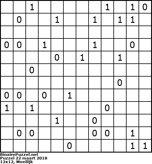 Binaire Puzzel