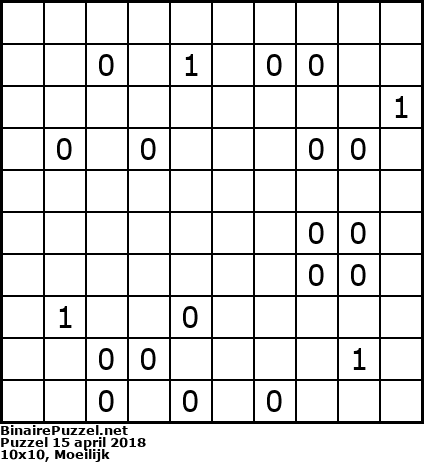 Binaire Puzzel
