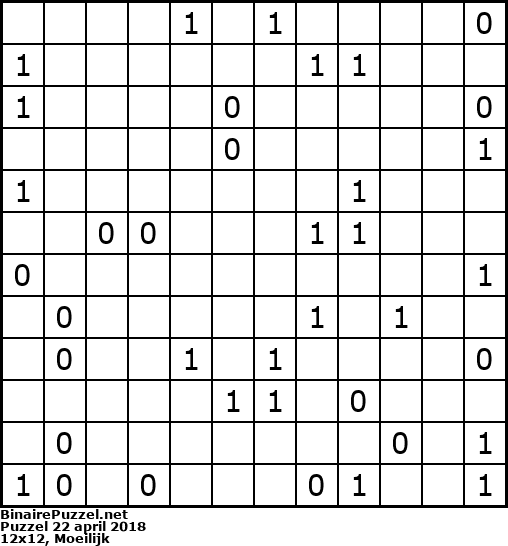 Binaire Puzzel