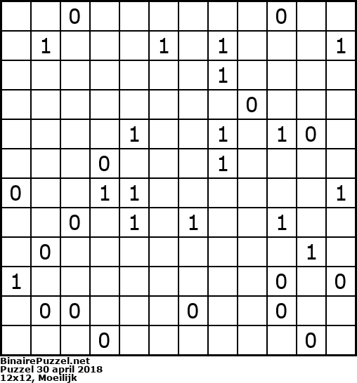 Binaire Puzzel