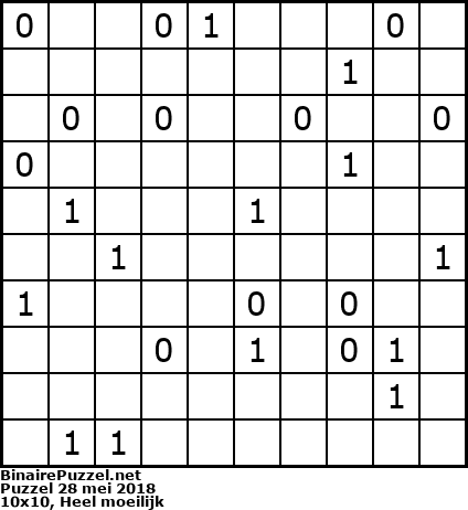 Binaire Puzzel