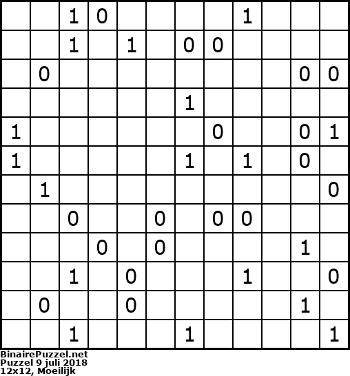 Binaire Puzzel