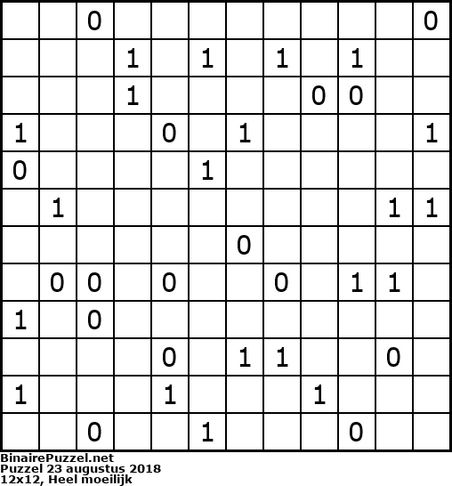 Binaire Puzzel
