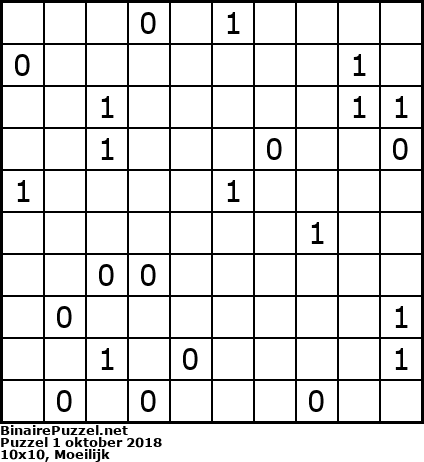 Binaire Puzzel