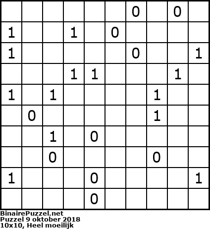 Binaire Puzzel