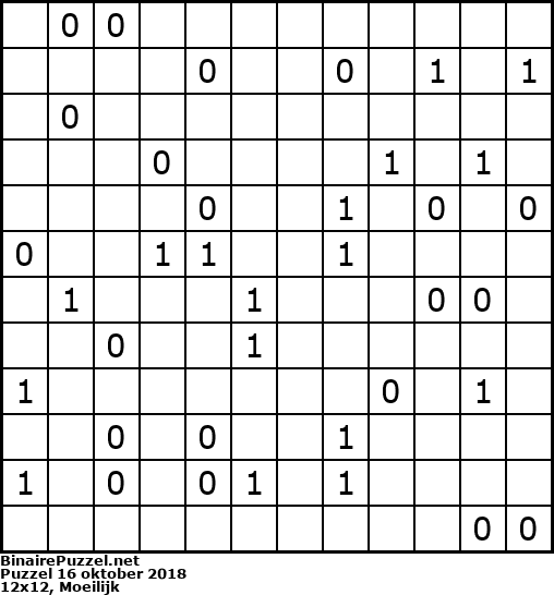 Binaire Puzzel