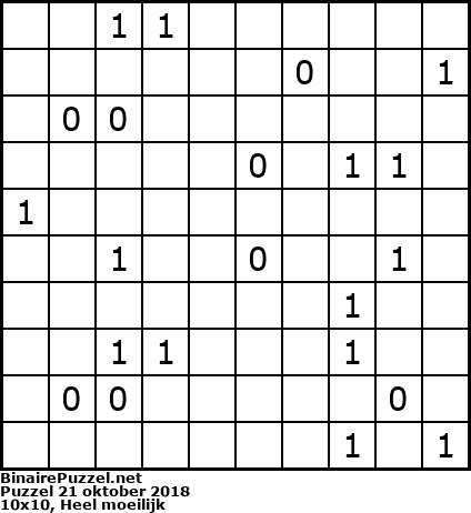Binaire Puzzel