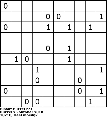 Binaire Puzzel