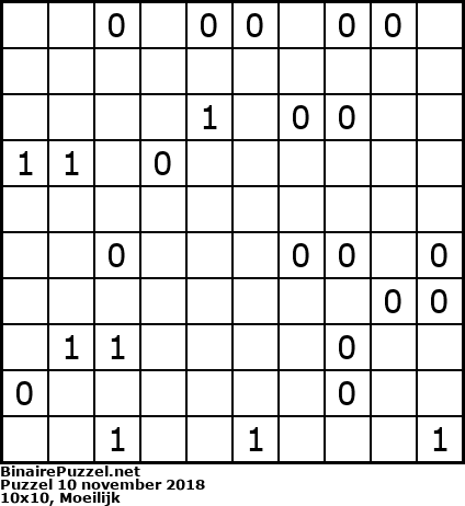 Binaire Puzzel