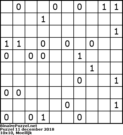 Binaire Puzzel