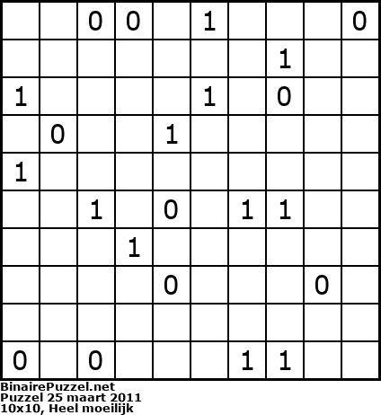 Binaire Puzzel
