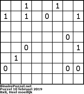 Binaire Puzzel