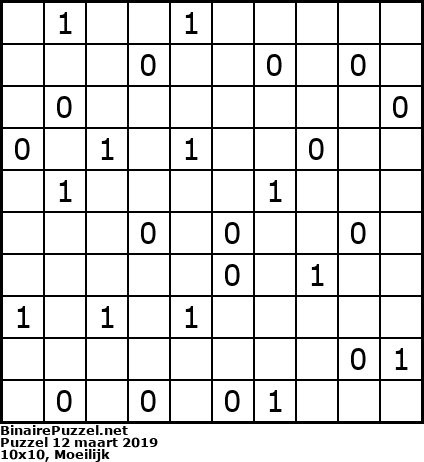 Binaire Puzzel