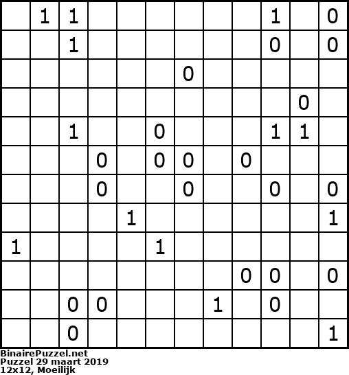 Binaire Puzzel