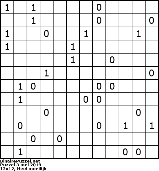 Binaire Puzzel