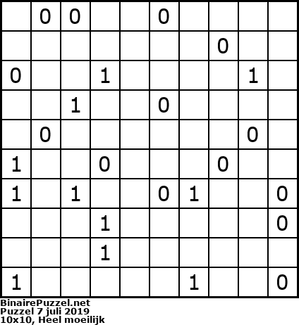 Binaire Puzzel