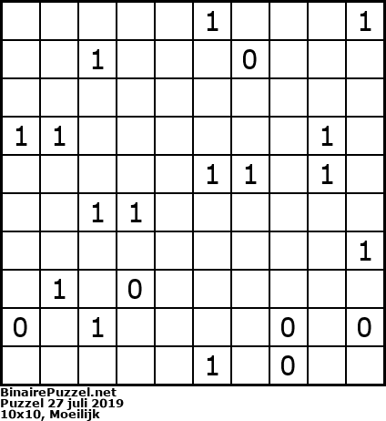 Binaire Puzzel