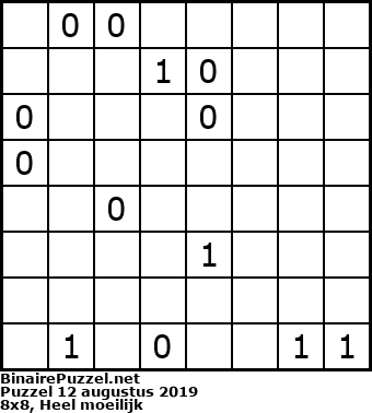 Binaire Puzzel