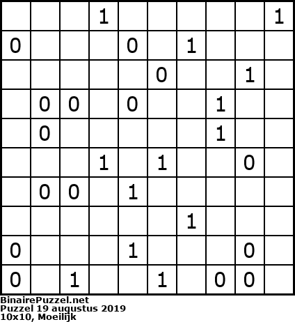 Binaire Puzzel