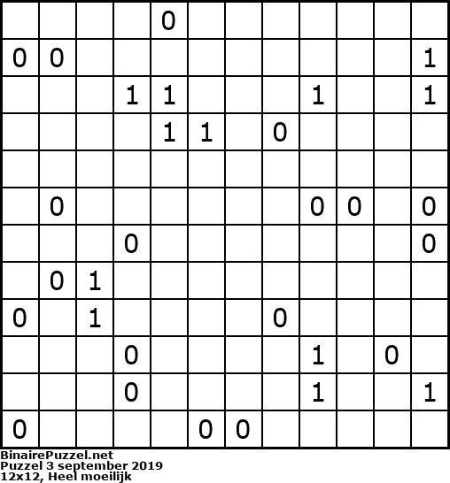 Binaire Puzzel
