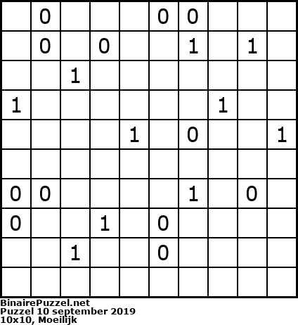 Binaire Puzzel