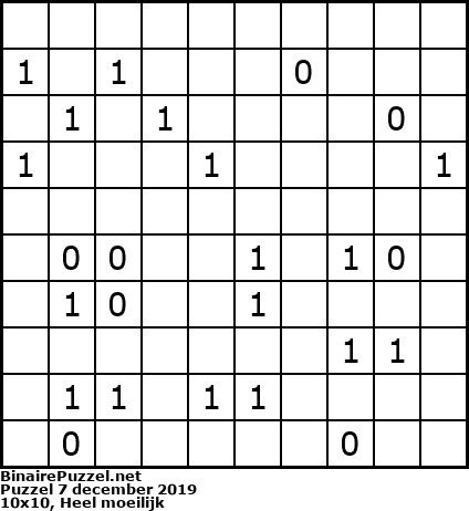 Binaire Puzzel