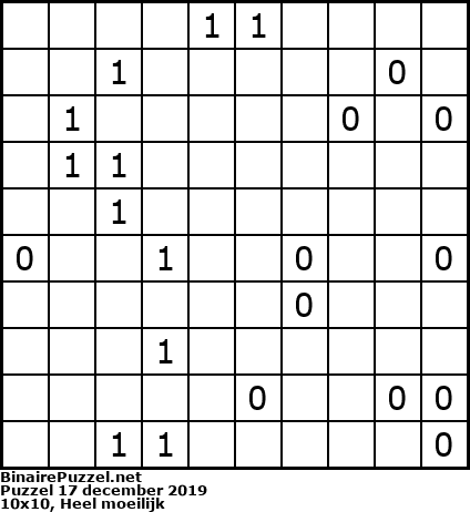 Binaire Puzzel