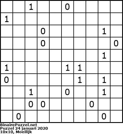 Binaire Puzzel