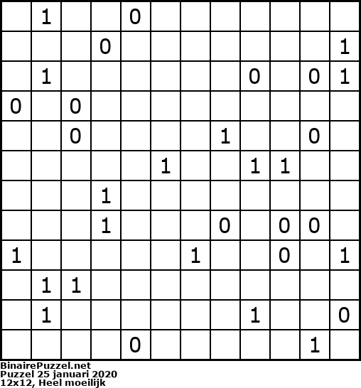Binaire Puzzel