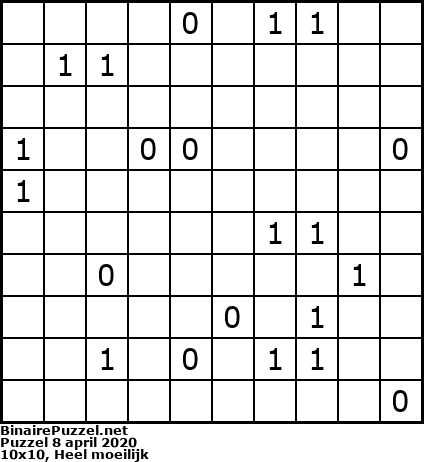 Binaire Puzzel