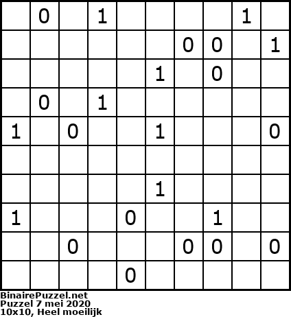 Binaire Puzzel